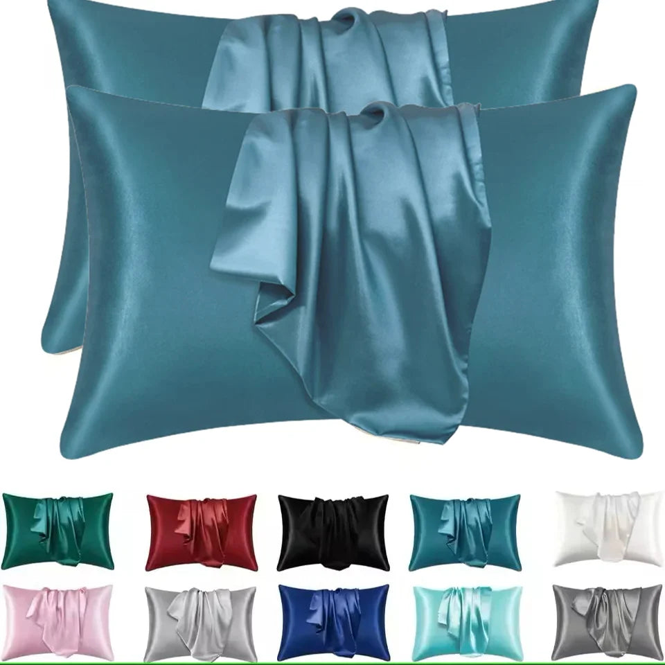 Pillowcase Silk Pillow Cover Silky Satin Hair Beauty Pillow case Comfortable Pillow Case Home Decor wholesale